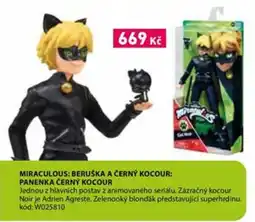 Wiky Miraculous: beruška a černý kocour: panenka černý kocour nabídka