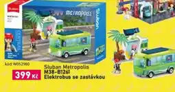 Wiky Sluban Metropolis M38-B1261 Elektrobus se zastávkou nabídka
