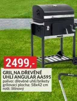 Baumax Gril na dřevěné uhlí angular aa595 nabídka