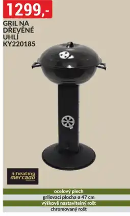 Baumax Gril na dřevěné uhlí ky220185 nabídka