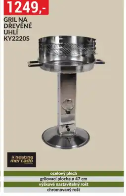 Baumax Gril na dřevěné uhlí ky2220s nabídka