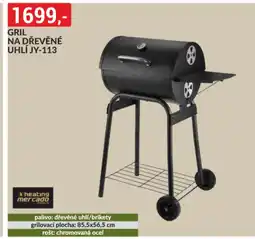 Baumax Gril na dřevěné uhlí jy-113 nabídka