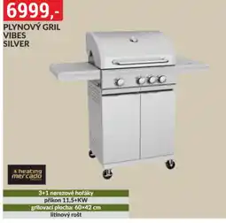Baumax Plynový gril vibes silver nabídka