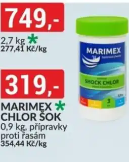 Baumax Marimex chlor šok nabídka