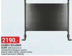 Baumax Ohřev solární slim nabídka
