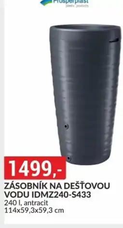Baumax Zásobník na dešťovou vodu idmz240-s433 nabídka