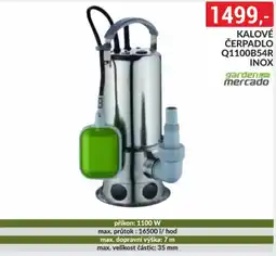 Baumax Kalové čerpadlo q1100b54r inox nabídka