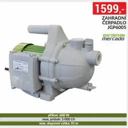 Baumax Zahradní čerpadlo jgp6005 nabídka