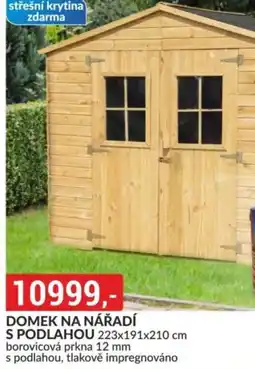 Baumax Domek na nářadí s podlahou nabídka