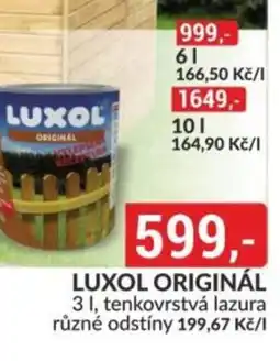 Baumax Luxol originál nabídka