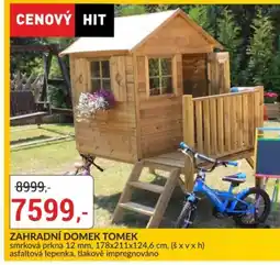 Baumax Zahradní domek tomek nabídka