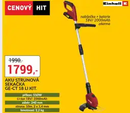 Baumax Aku strunová sekačka ge-ct 18 li kit. nabídka