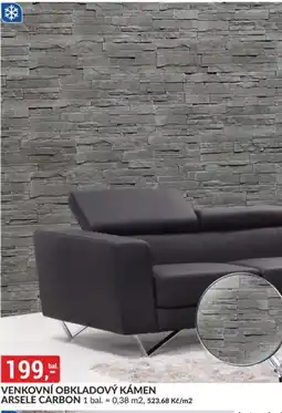 Baumax Venkovní obkladový kámen arsele carbon nabídka