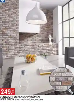 Baumax Venkovní obkladový kámen loft brick nabídka