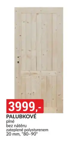 Baumax Palubkové nabídka