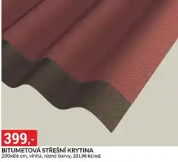 Baumax Bitumetová střešní Krytina nabídka