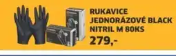 Baumax Rukavice jednorázové black nitril M nabídka