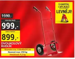 Baumax Dvoukolový rudlík nabídka