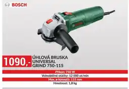 Baumax BOSCH Úhlová bruska Universal grind 750-115 nabídka