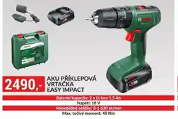 Baumax BOSCH Aku příklepová vrtačka Easy impact nabídka