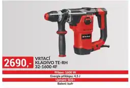Baumax EINHELL Vrtací kladivo TE-RH 32-1600 4F nabídka