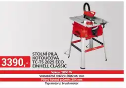 Baumax EINHELL Stolní pila kotoučová TC-TS 2025 ECO Classic nabídka