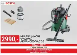 Baumax BOSCH Multifunkční vysavac advanced VAC 20 nabídka