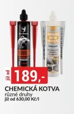 Baumax Chemická kotva nabídka