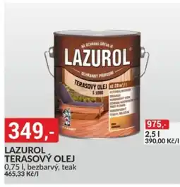 Baumax LAZUROL Terasový olej nabídka