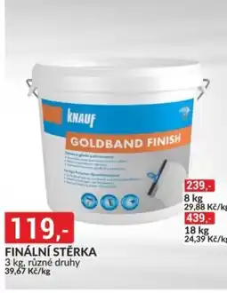 Baumax Finální stěrka nabídka