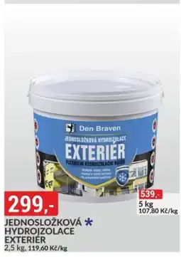 Baumax Jednosložková Hydroizolace exteriér nabídka