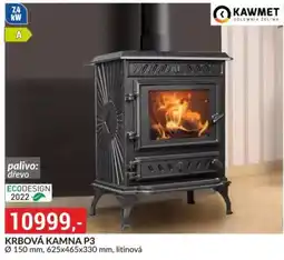 Baumax Krbová kamna P3 nabídka