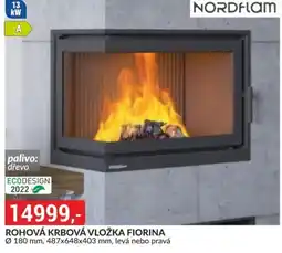 Baumax Rohová krbová vložka Fiorina nabídka