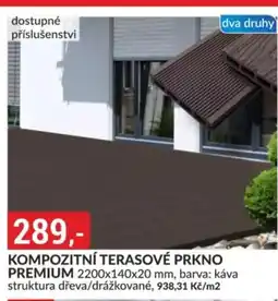 Baumax Kompozitní terasové prkno premium nabídka
