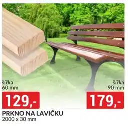 Baumax Prkno na lavičku nabídka