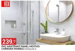 Baumax Pvc nástěnný panel motivo Carrara marble nabídka