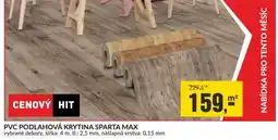 Baumax Pvc podlahová krytina Sparta max nabídka