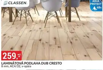 Baumax Laminátová podlaha dub Cresto nabídka