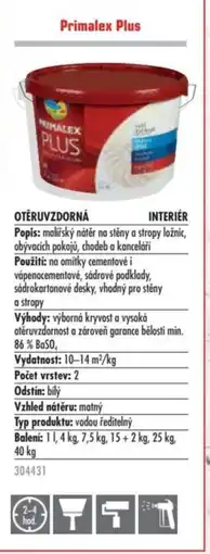 Uni Hobby Primalex Plus nabídka
