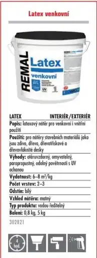 Uni Hobby Latex venkovní nabídka