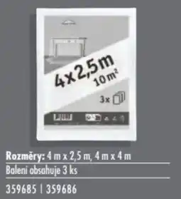 Uni Hobby Rozměry: 4 m x 2,5 m, 4 m x 4 m Balení obsahuje 3 ks nabídka