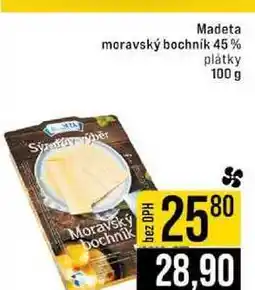 Jip Madeta moravský bochník 45% plátky 100 g nabídka