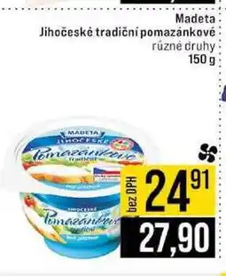 Jip Madeta Jihočeské tradiční pomazánkové různé druhy 150 g nabídka