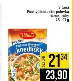 Jip Vitana Poctivá instantní polévka různé druhy 78-97 g nabídka