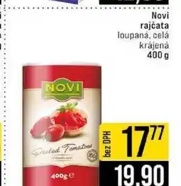 Jip Novi rajčata loupaná, celá krájená 400 g nabídka