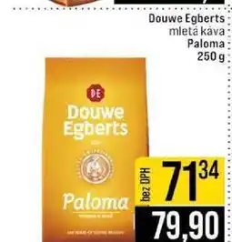Jip Douwe Egberts mletá káva Paloma 250 g nabídka