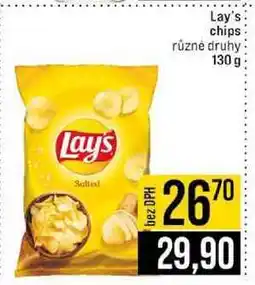 Jip Lay's chips různé druhy 130 g nabídka