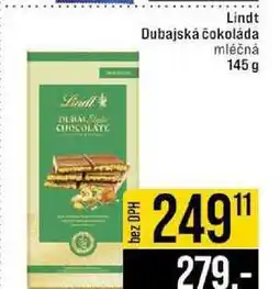 Jip Lindt Dubajská čokoláda mléčná 145 g nabídka