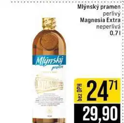 Jip Mlýnský pramen perlivý Magnesia Extra neperlivá 0,7l nabídka