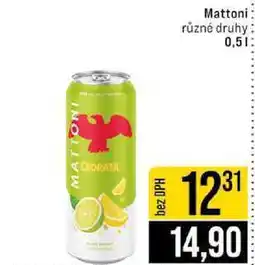 Jip Mattoni různé druhy 0,5l nabídka